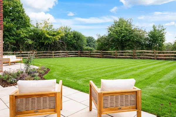 Back lawn