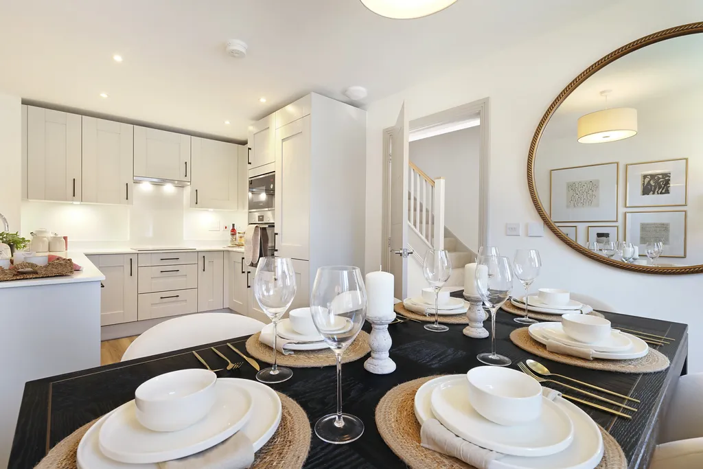 Kitchen, dining room