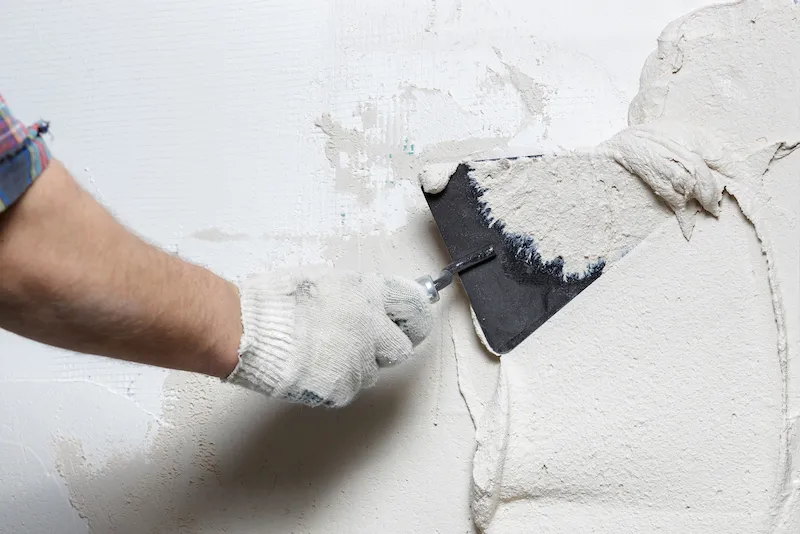 plastering