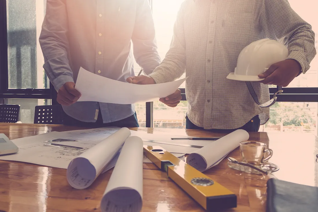 workmen planning