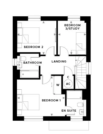 Headley Court Plot 9 First Floor Floor Plan