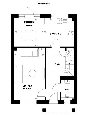 Headley Court Plot 9 Ground Floor Floor Plan