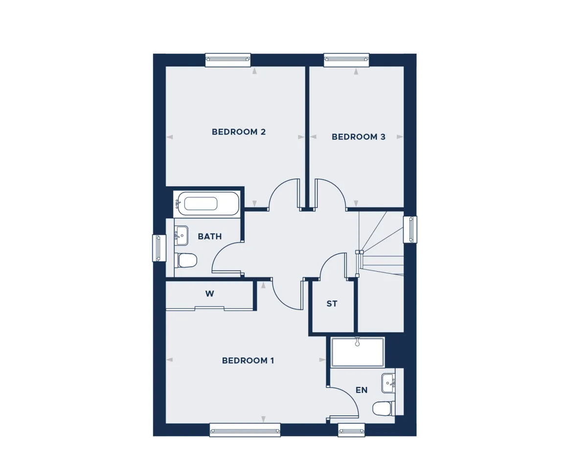 The Elder First floor plan