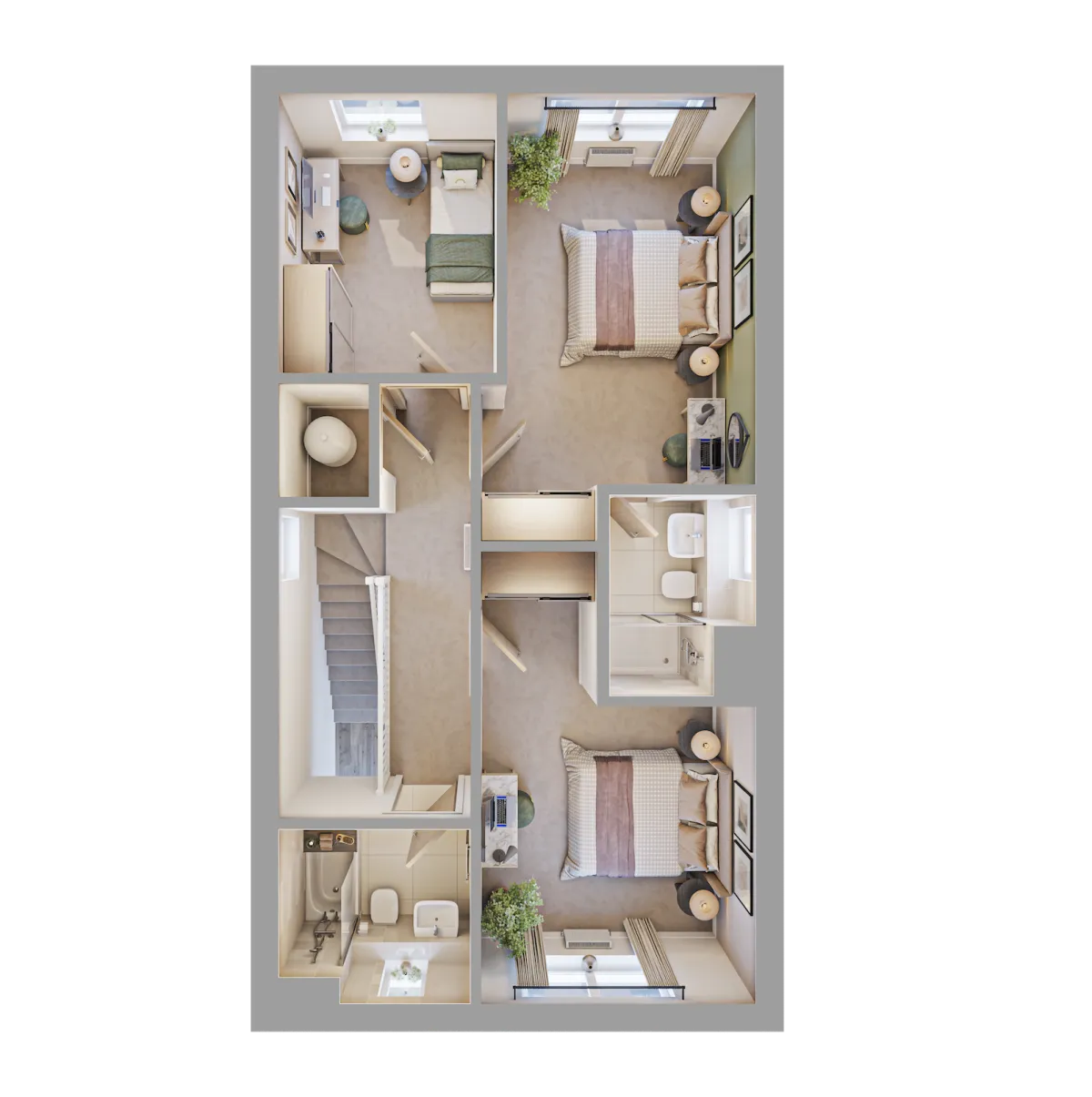Sycamore 3D Render - First Floor