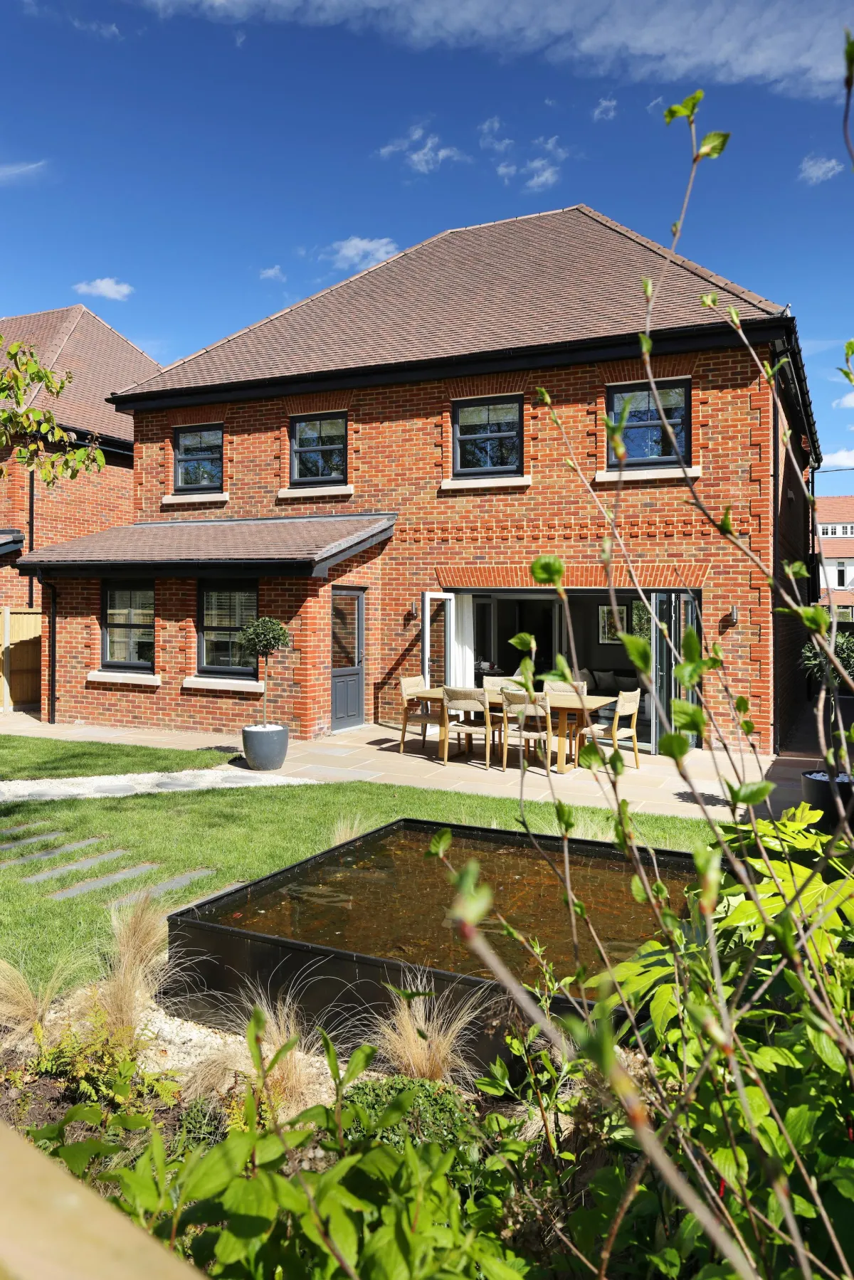 rear of house